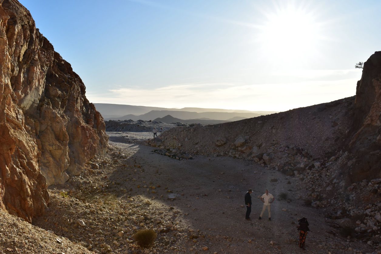 Open pit mining operations in Africa